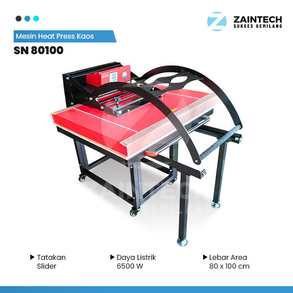 Mesin Heat Press Kaos SN 80100